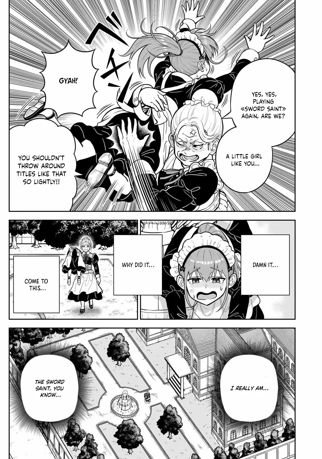 Sword Saint Reborn as a Maid, Ruling with a Broom. Chapter 1 page 10