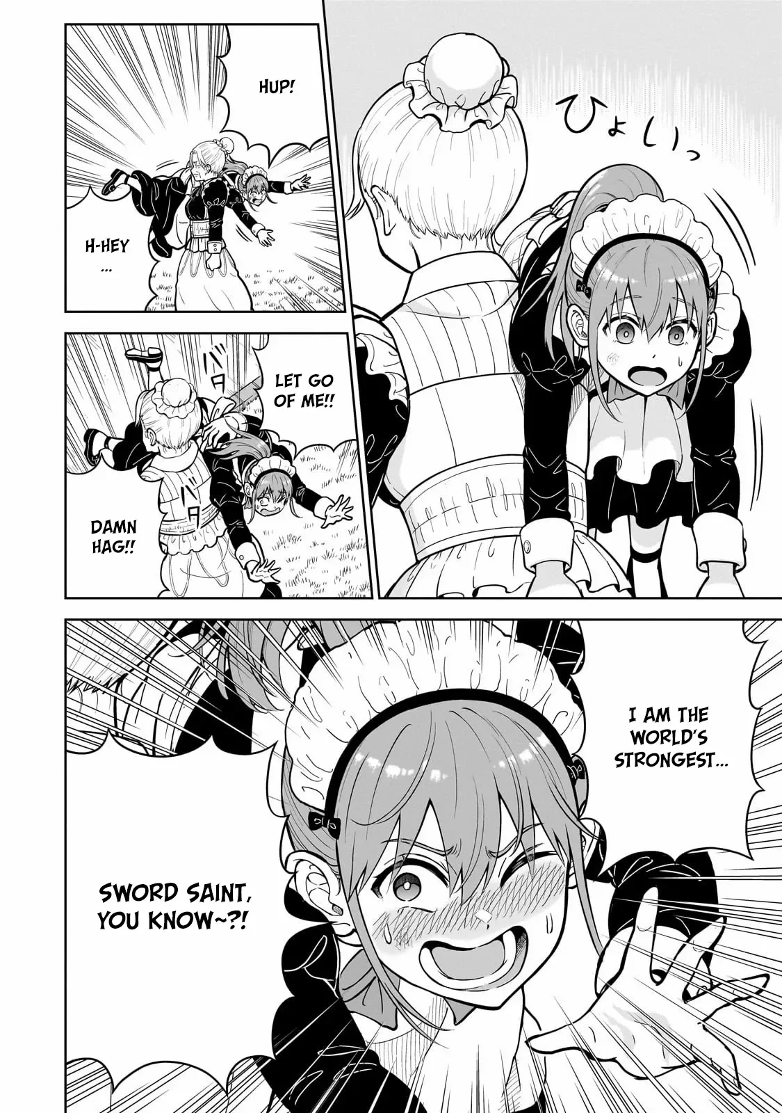Sword Saint Reborn as a Maid, Ruling with a Broom. Chapter 1 page 9
