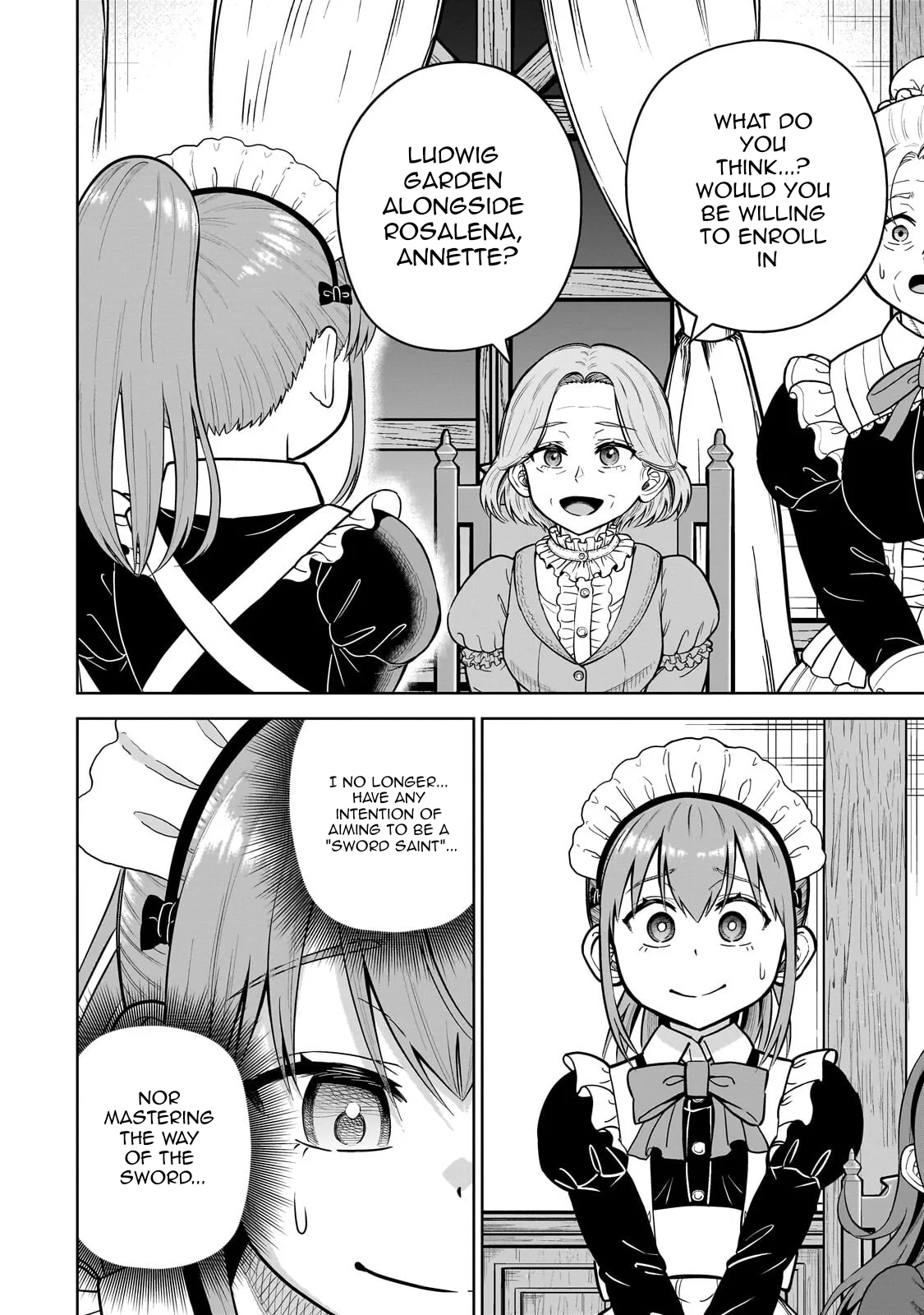 Sword Saint Reborn as a Maid, Ruling with a Broom. Chapter 10 page 4