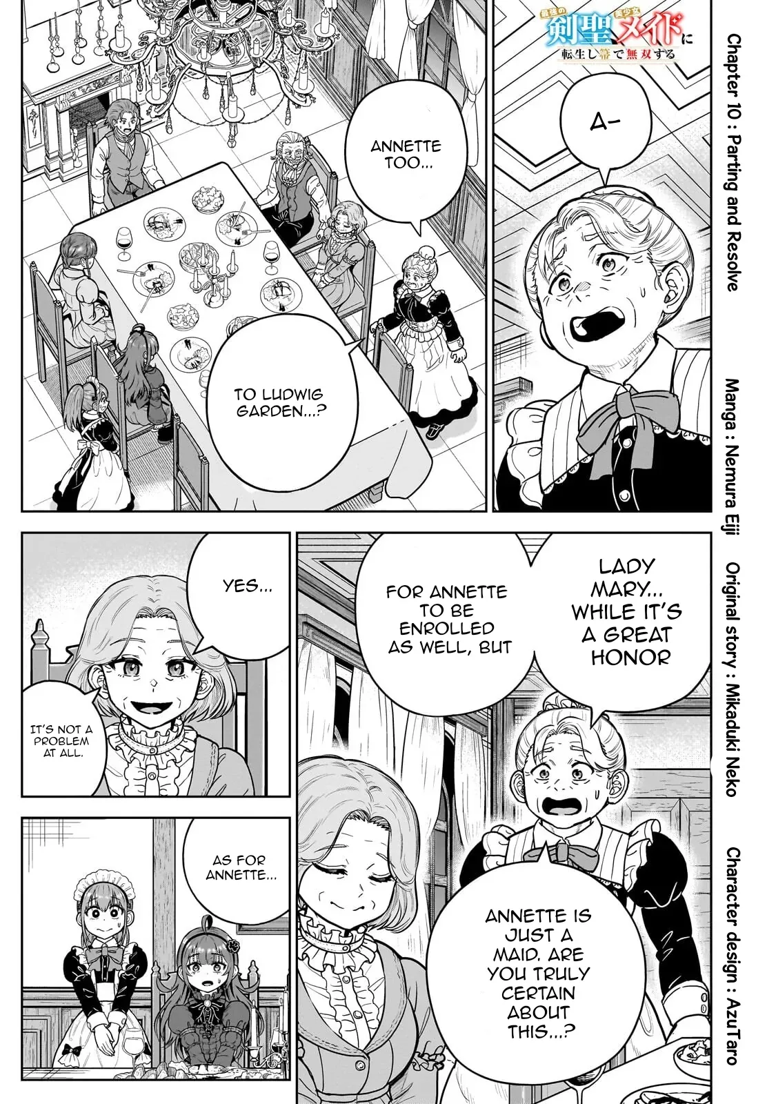 Sword Saint Reborn as a Maid, Ruling with a Broom. Chapter 10 page 1