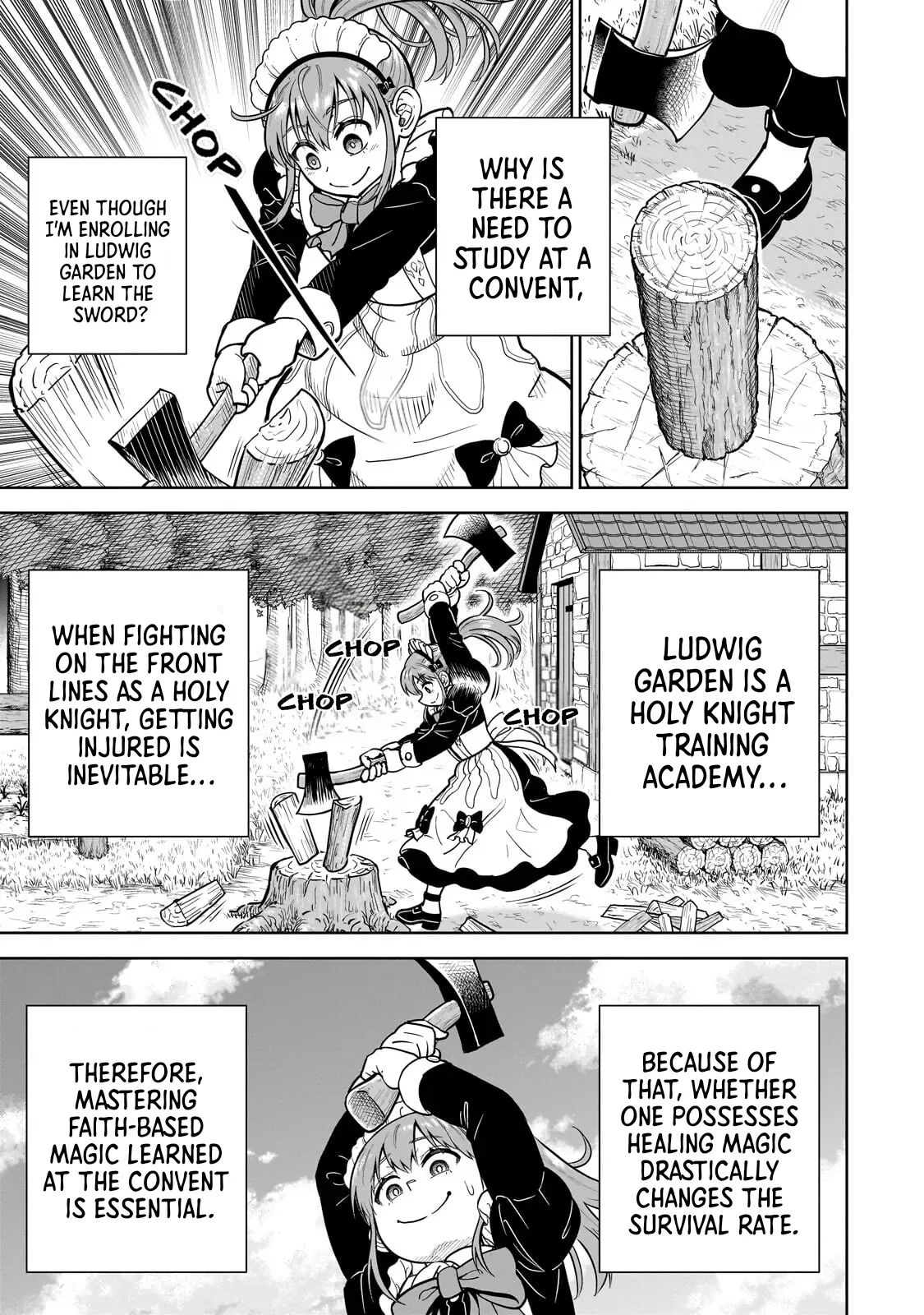 Sword Saint Reborn as a Maid, Ruling with a Broom. Chapter 10 page 11