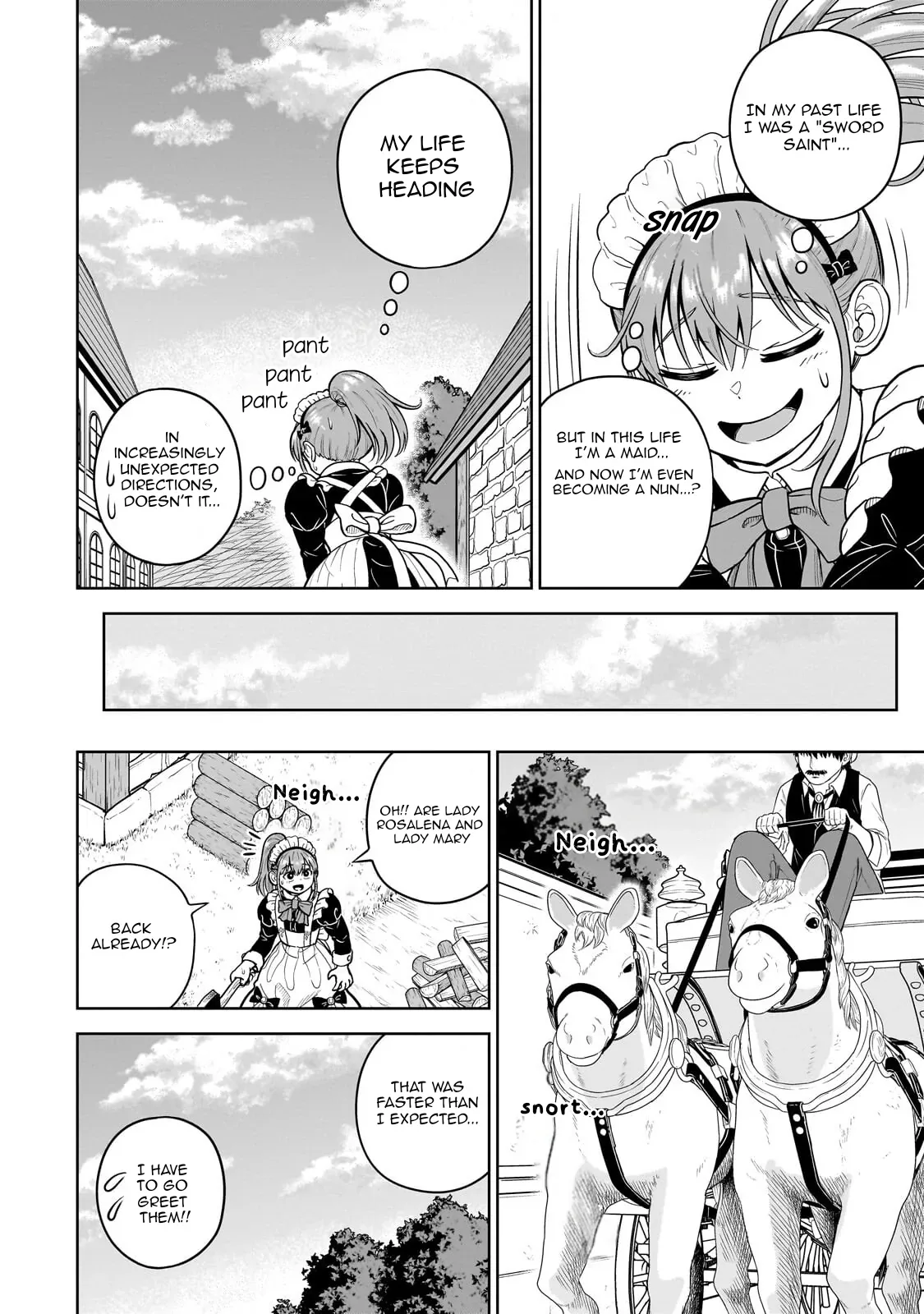 Sword Saint Reborn as a Maid, Ruling with a Broom. Chapter 10 page 12