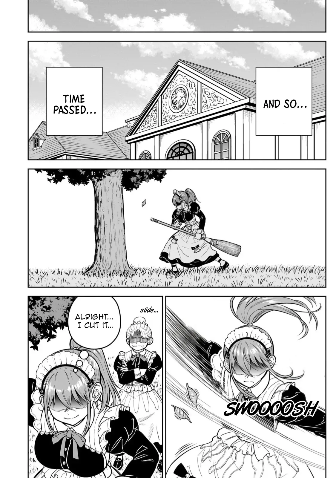 Sword Saint Reborn as a Maid, Ruling with a Broom. Chapter 10 page 28
