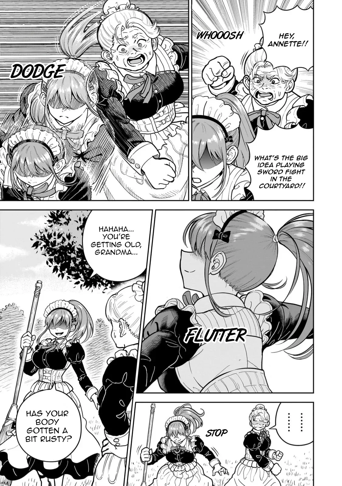 Sword Saint Reborn as a Maid, Ruling with a Broom. Chapter 10 page 29