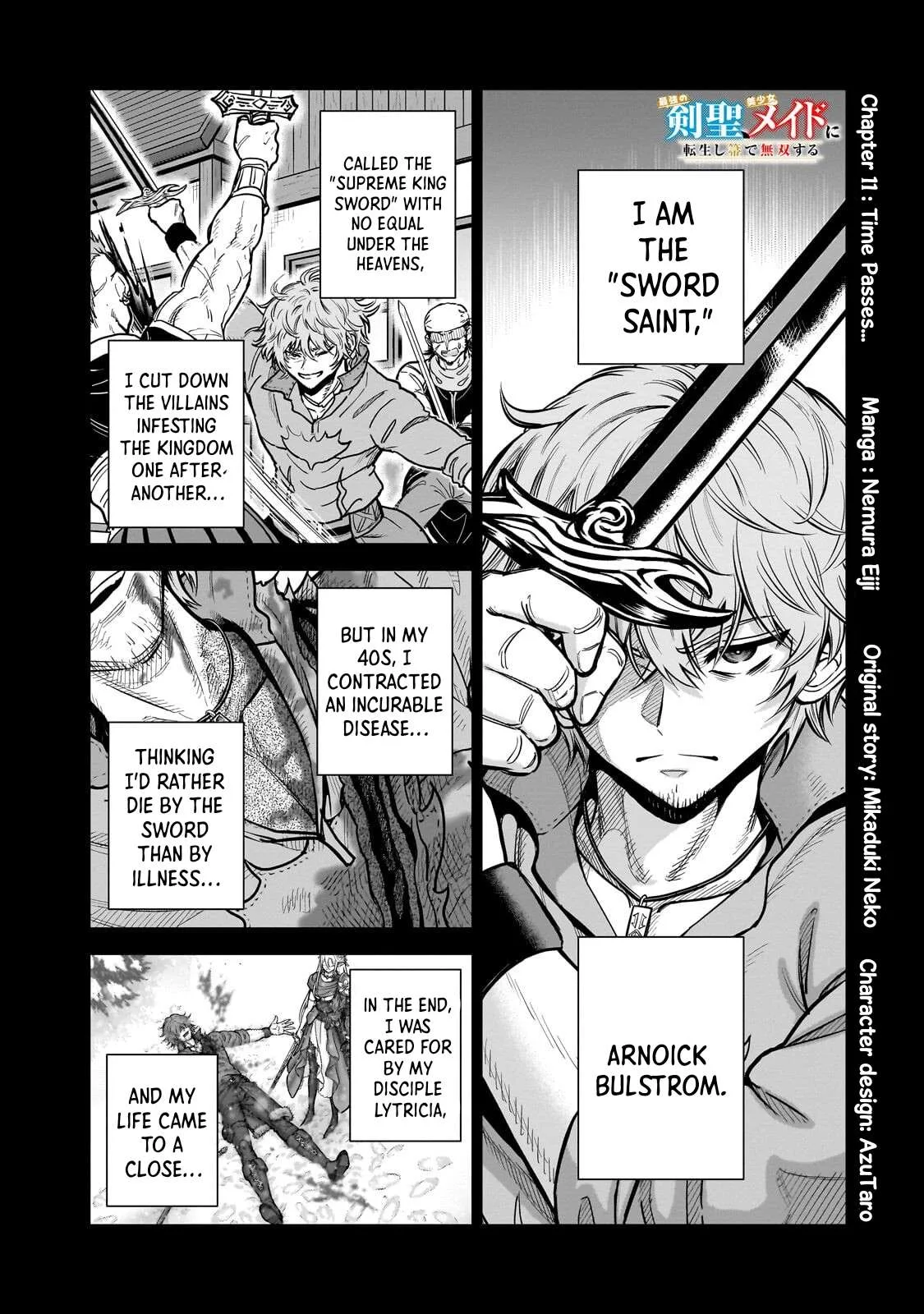 Sword Saint Reborn as a Maid, Ruling with a Broom. Chapter 11 page 1