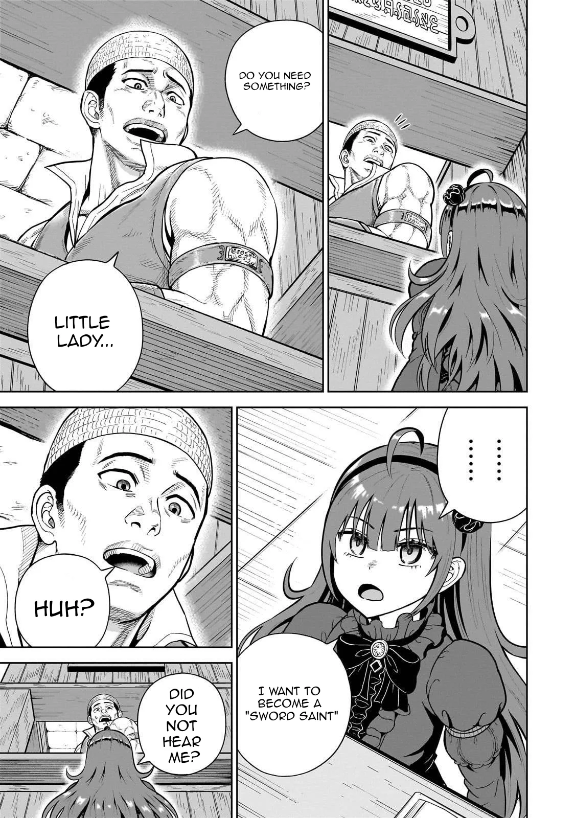 Sword Saint Reborn as a Maid, Ruling with a Broom. Chapter 3 page 7