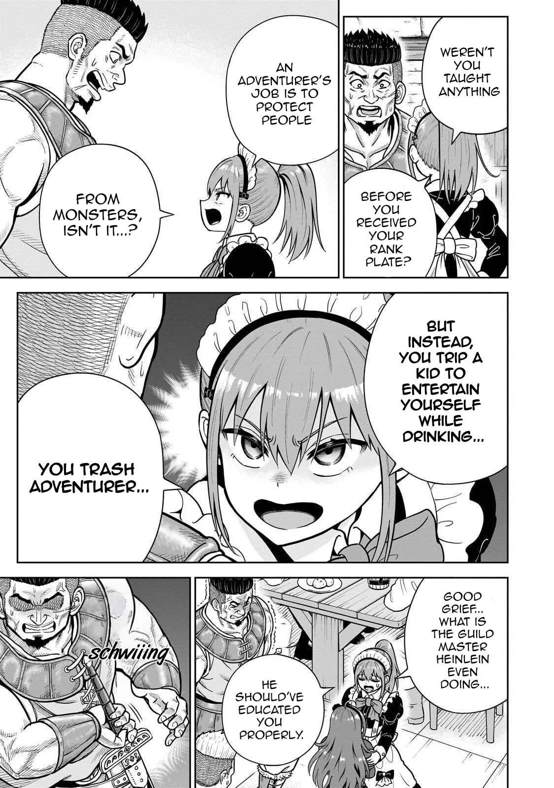 Sword Saint Reborn as a Maid, Ruling with a Broom. Chapter 3 page 23
