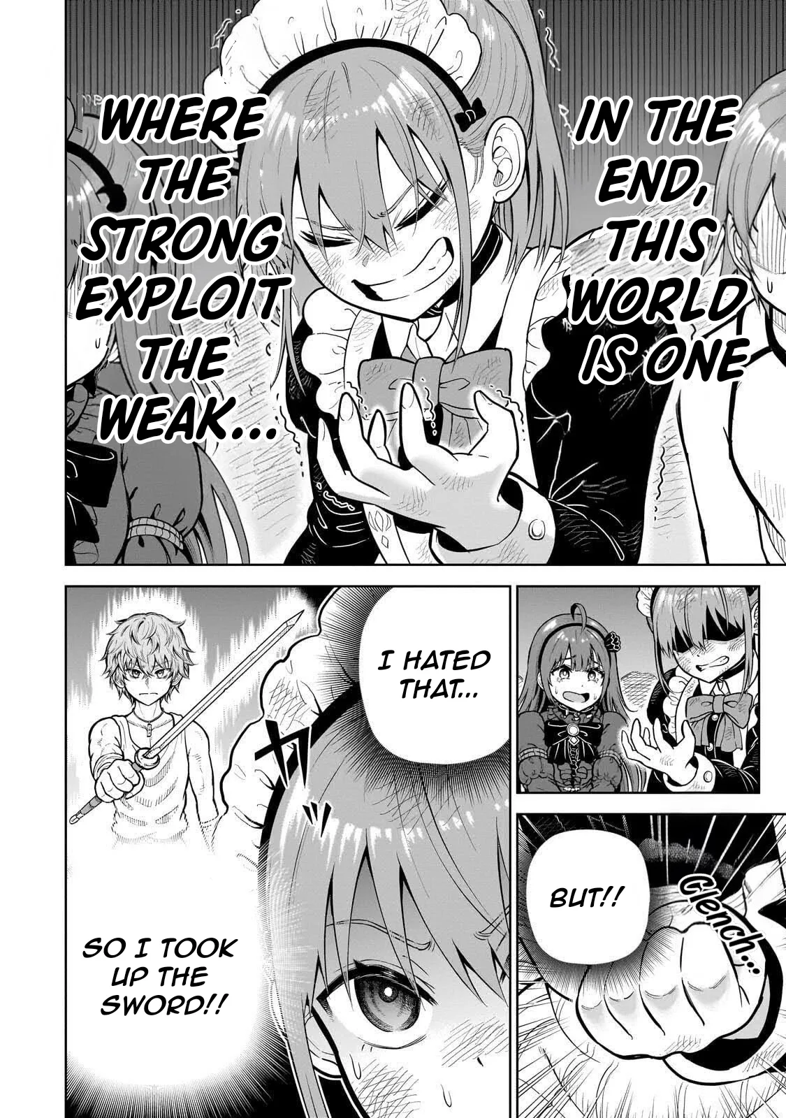 Sword Saint Reborn as a Maid, Ruling with a Broom. Chapter 4 page 35