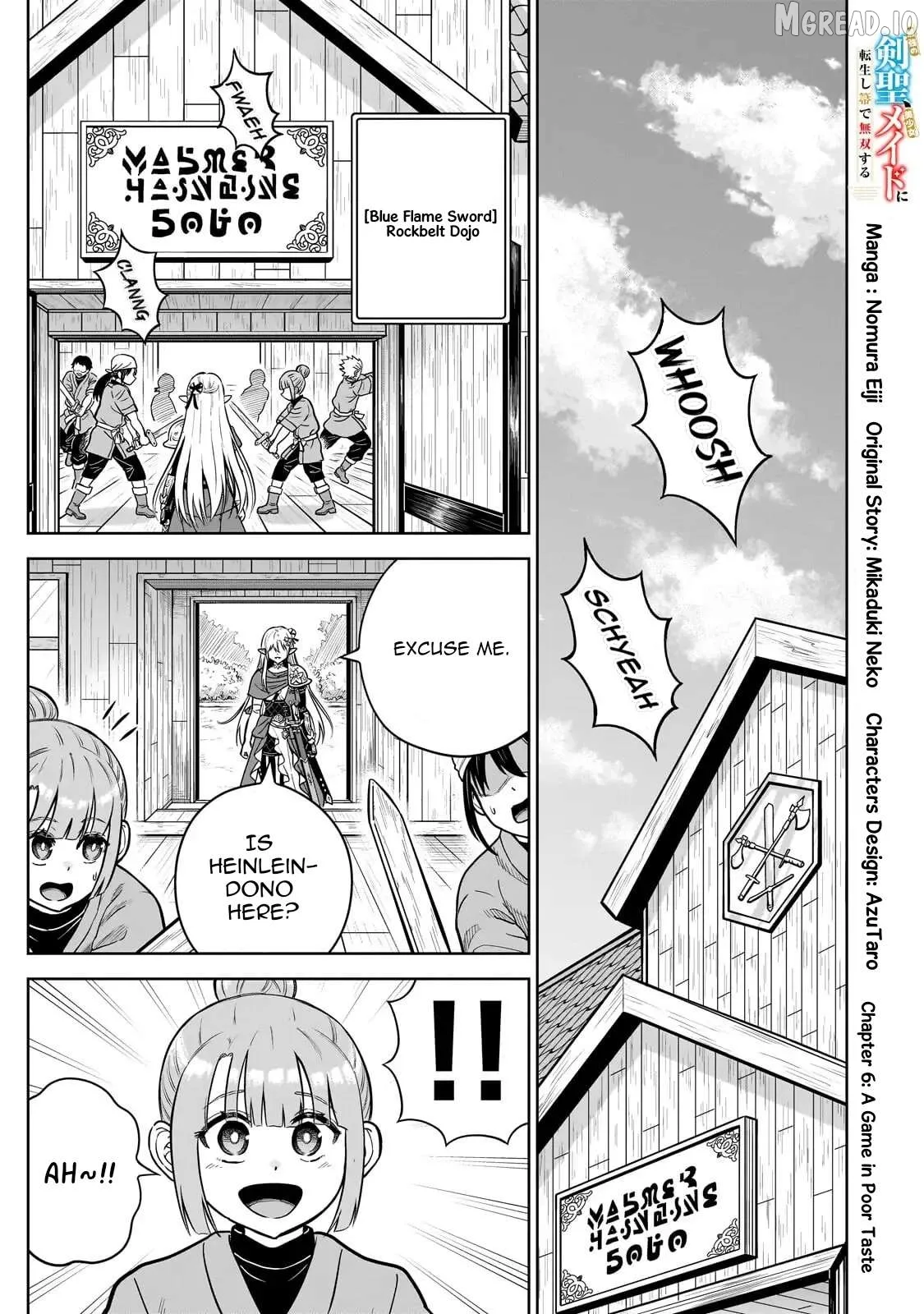 Sword Saint Reborn as a Maid, Ruling with a Broom. Chapter 6 page 1