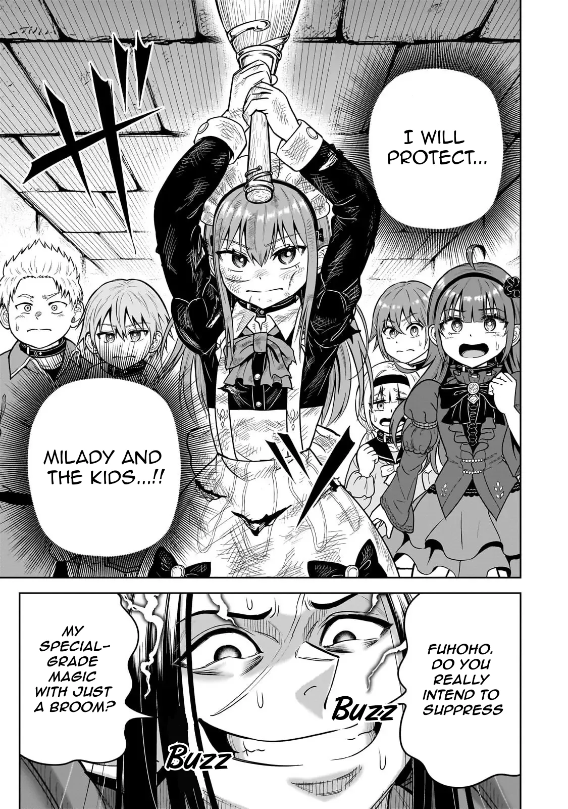 Sword Saint Reborn as a Maid, Ruling with a Broom. Chapter 7.1 page 19