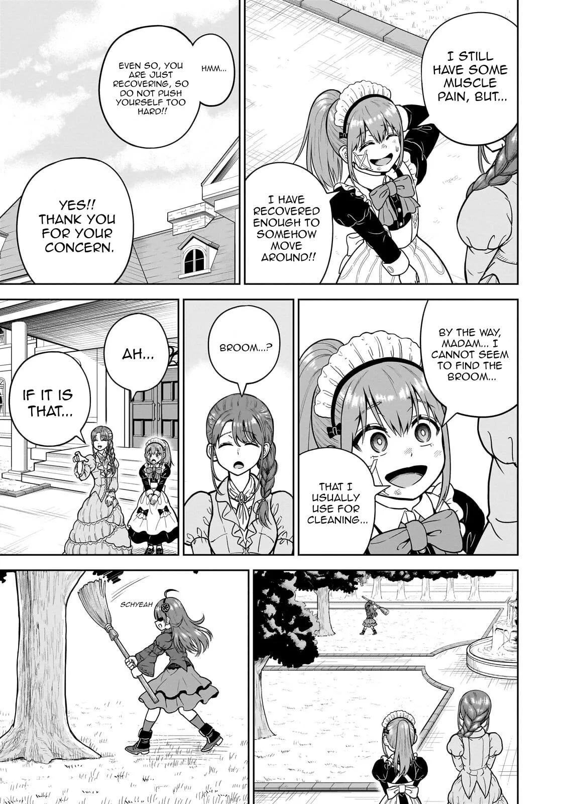 Sword Saint Reborn as a Maid, Ruling with a Broom. Chapter 8 page 29