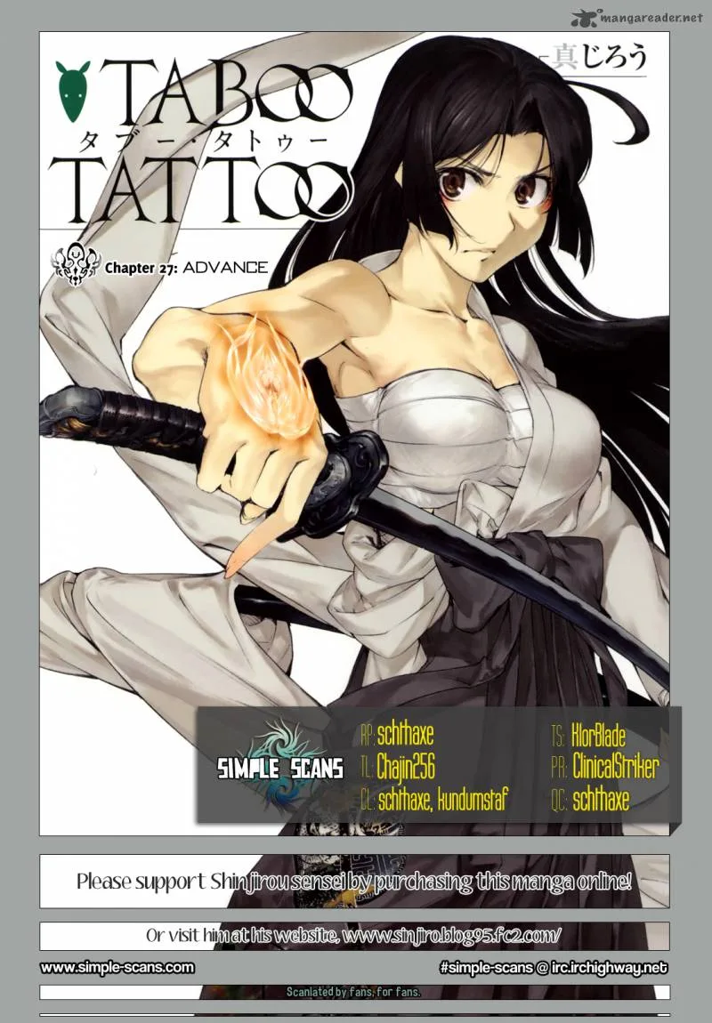Taboo-Tattoo Chapter 27 page 1