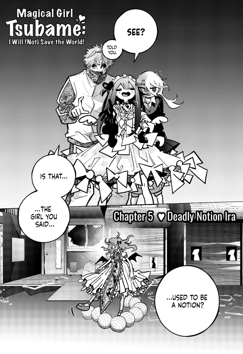 Tai Sekaiyou Mahou Shoujo Tsubame Chapter 5 page 1