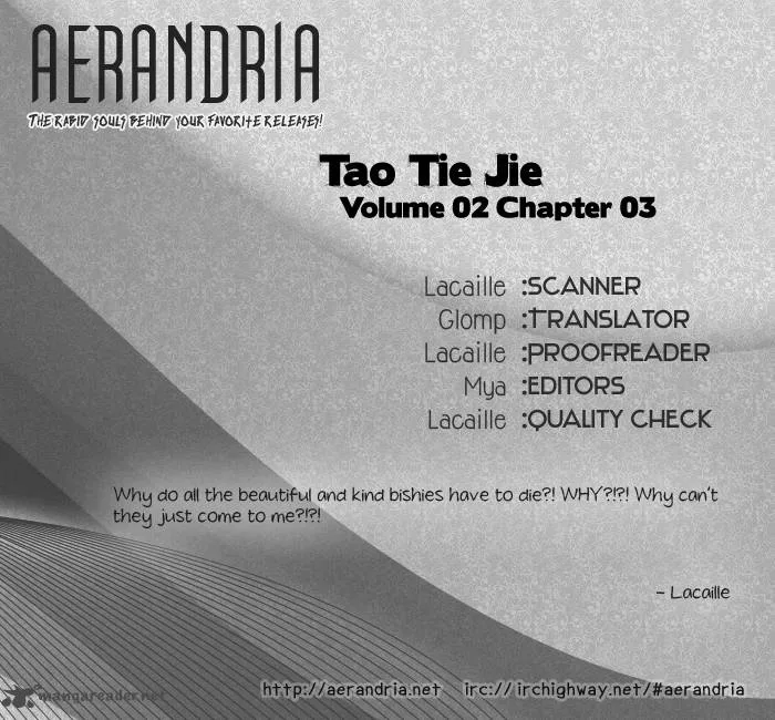 Tao Tie Jie Chapter 8 page 1
