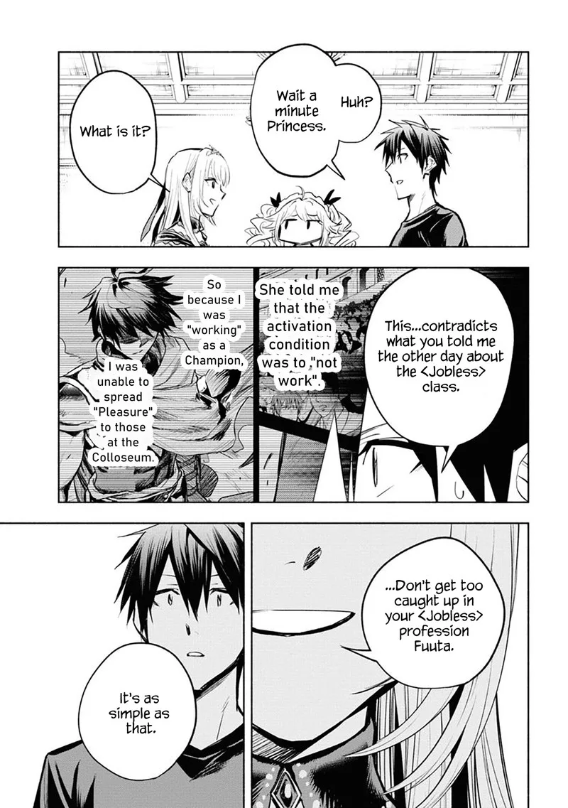 Tatoeba Ore ga, Champion kara Oujo no Himo ni Job Change Shita to shite. Chapter 9 page 22