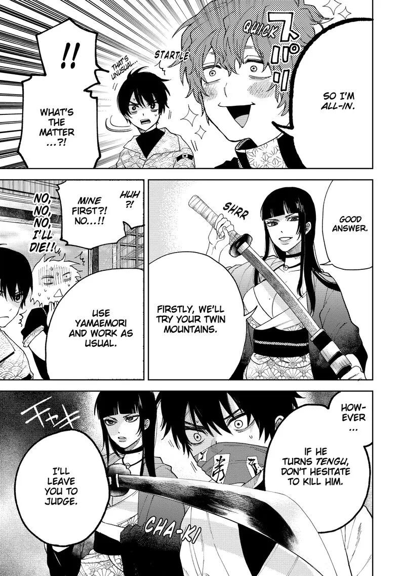 Tengu Barai no Sankyoudai Chapter 18 page 13