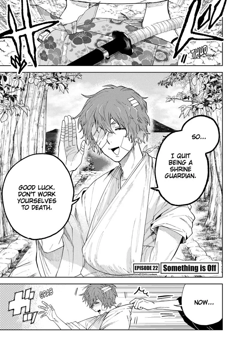 Tengu Barai no Sankyoudai Chapter 22 page 1