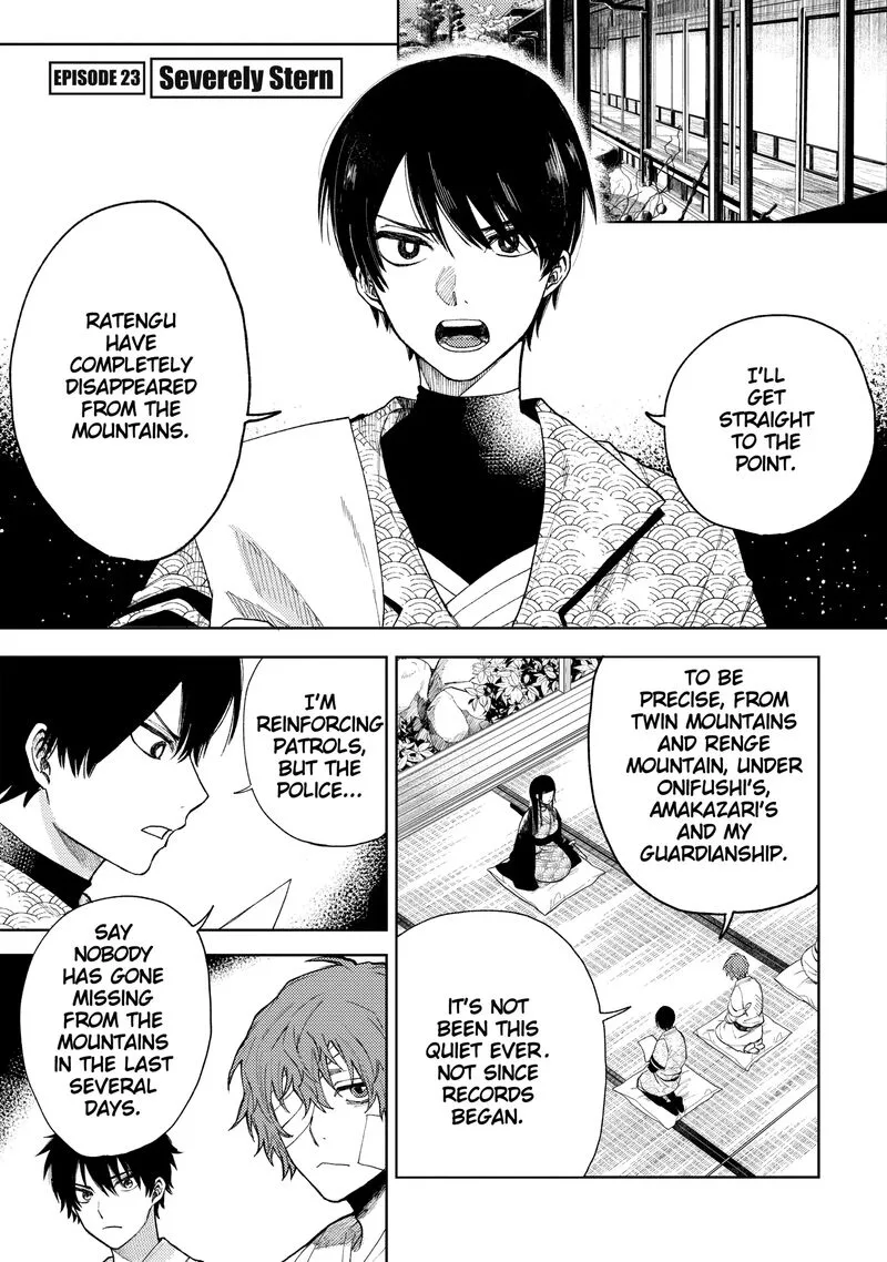Tengu Barai no Sankyoudai Chapter 23 page 1