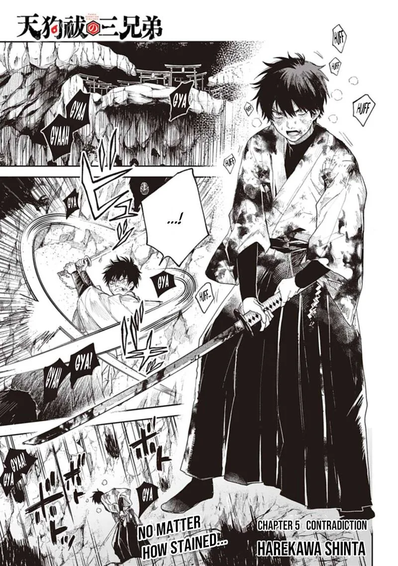 Tengu Barai no Sankyoudai Chapter 5 page 1
