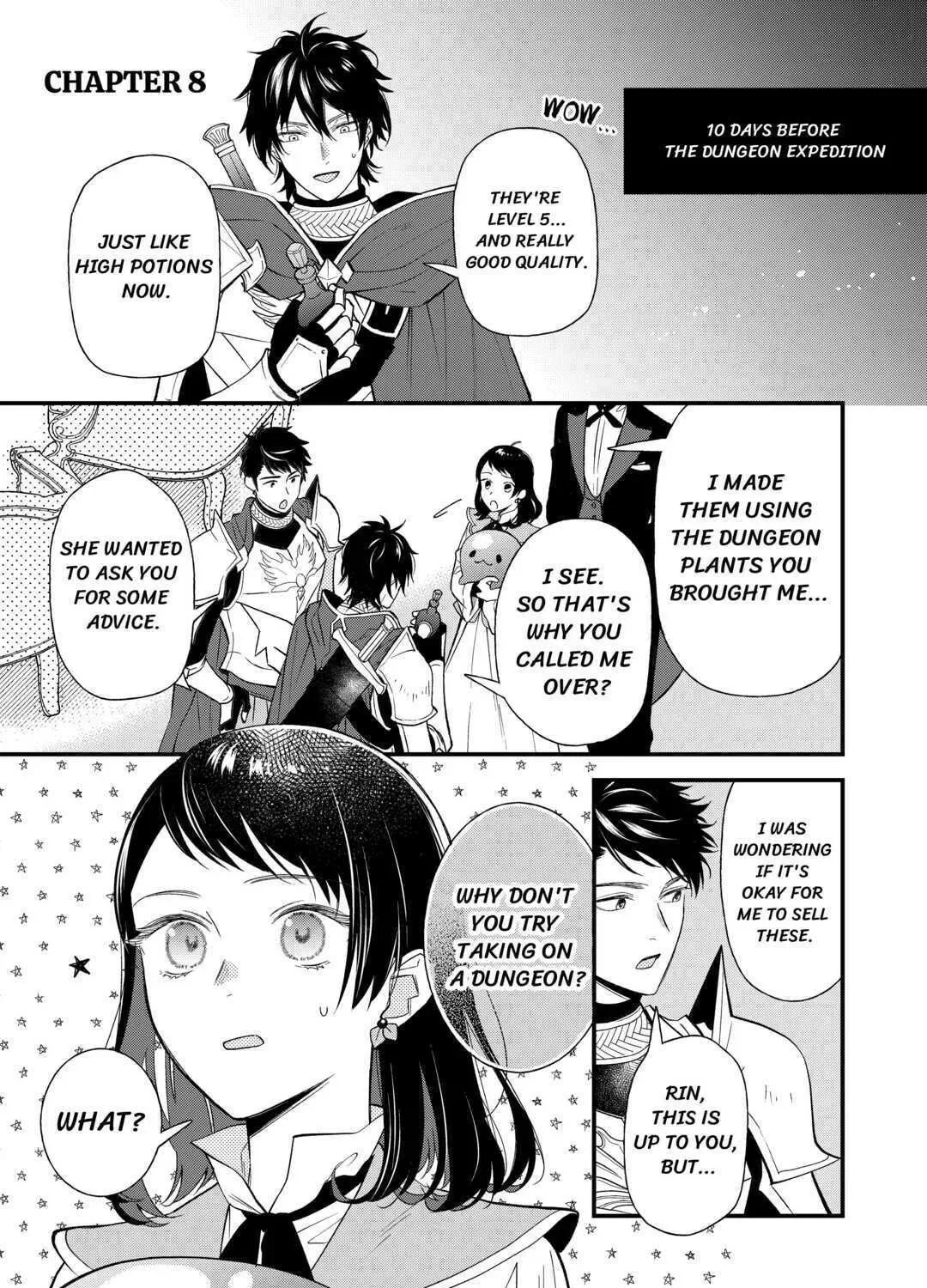Tenisaki wa Kusushi ga Sukunai Sekaideshita Chapter 8 page 1