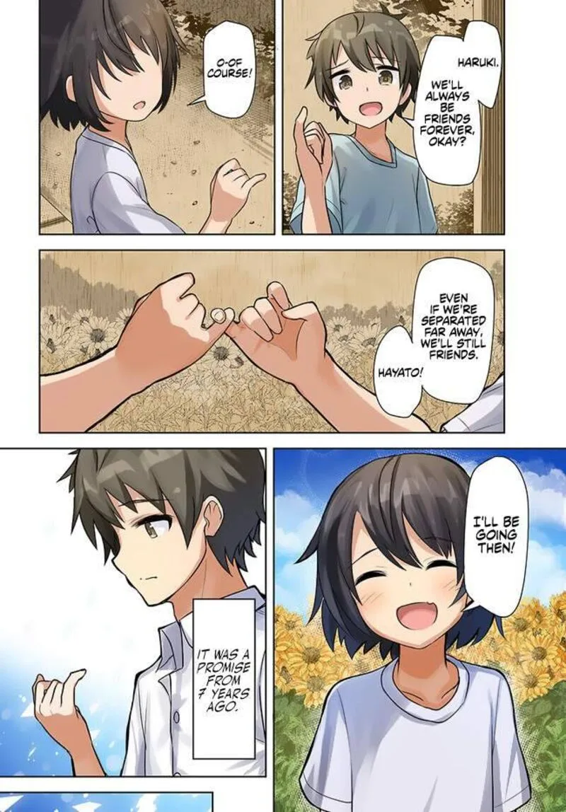 Tenkou Saki no Seiso Karen na Bishoujo ga, Mukashi Danshi to Omotte Issho ni Asonda Osananajimi datta Ken Chapter 1 page 4