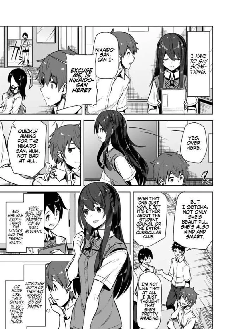 Tenkou Saki no Seiso Karen na Bishoujo ga, Mukashi Danshi to Omotte Issho ni Asonda Osananajimi datta Ken Chapter 1 page 13