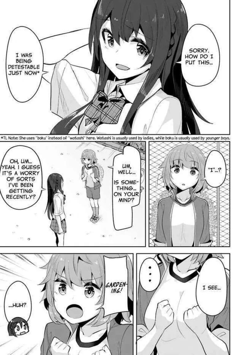 Tenkou Saki no Seiso Karen na Bishoujo ga, Mukashi Danshi to Omotte Issho ni Asonda Osananajimi datta Ken Chapter 15 page 9
