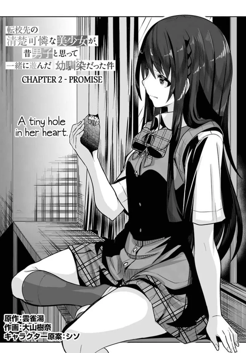 Tenkou Saki no Seiso Karen na Bishoujo ga, Mukashi Danshi to Omotte Issho ni Asonda Osananajimi datta Ken Chapter 2 page 2