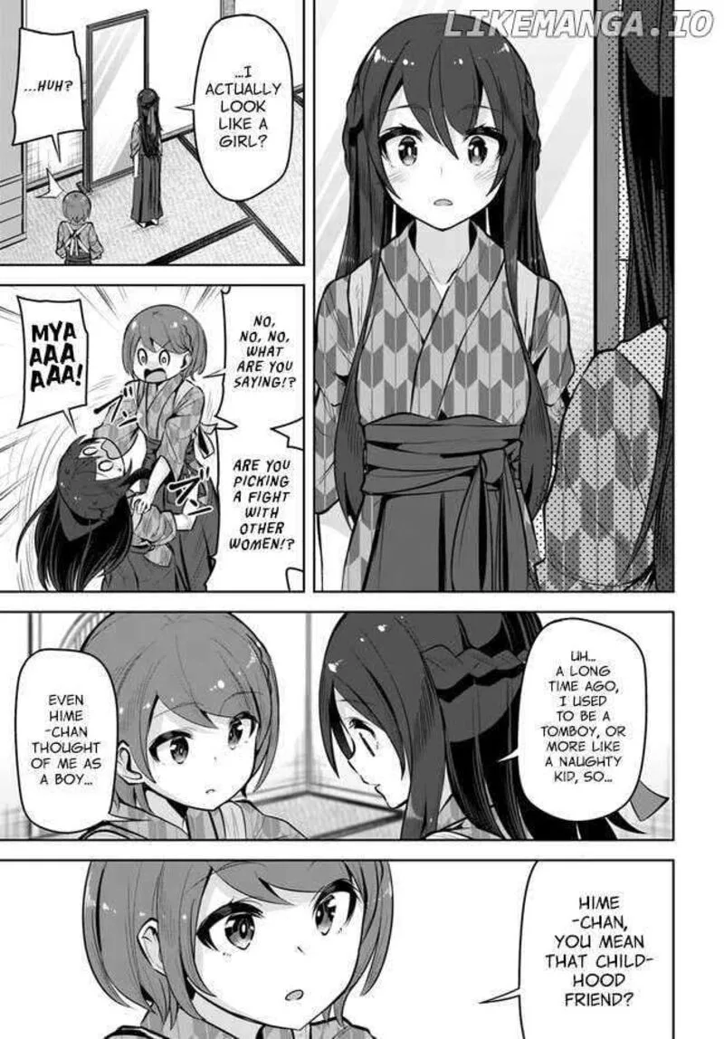 Tenkou Saki no Seiso Karen na Bishoujo ga, Mukashi Danshi to Omotte Issho ni Asonda Osananajimi datta Ken Chapter 25 page 29