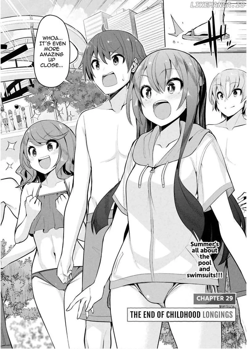 Tenkou Saki no Seiso Karen na Bishoujo ga, Mukashi Danshi to Omotte Issho ni Asonda Osananajimi datta Ken Chapter 29 page 2