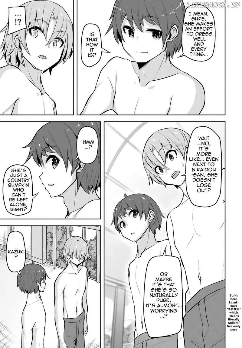 Tenkou Saki no Seiso Karen na Bishoujo ga, Mukashi Danshi to Omotte Issho ni Asonda Osananajimi datta Ken Chapter 29 page 22