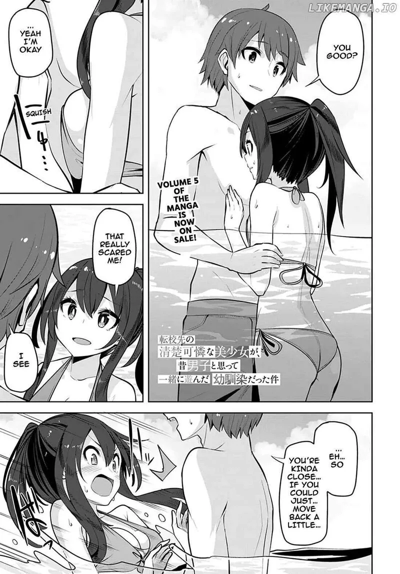 Tenkou Saki no Seiso Karen na Bishoujo ga, Mukashi Danshi to Omotte Issho ni Asonda Osananajimi datta Ken Chapter 30 page 1