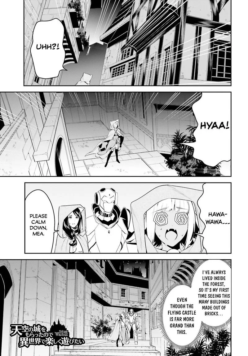 Tenkuu no Shiro o Moratta no de Isekai de Tanoshiku Asobitai Chapter 17 page 1