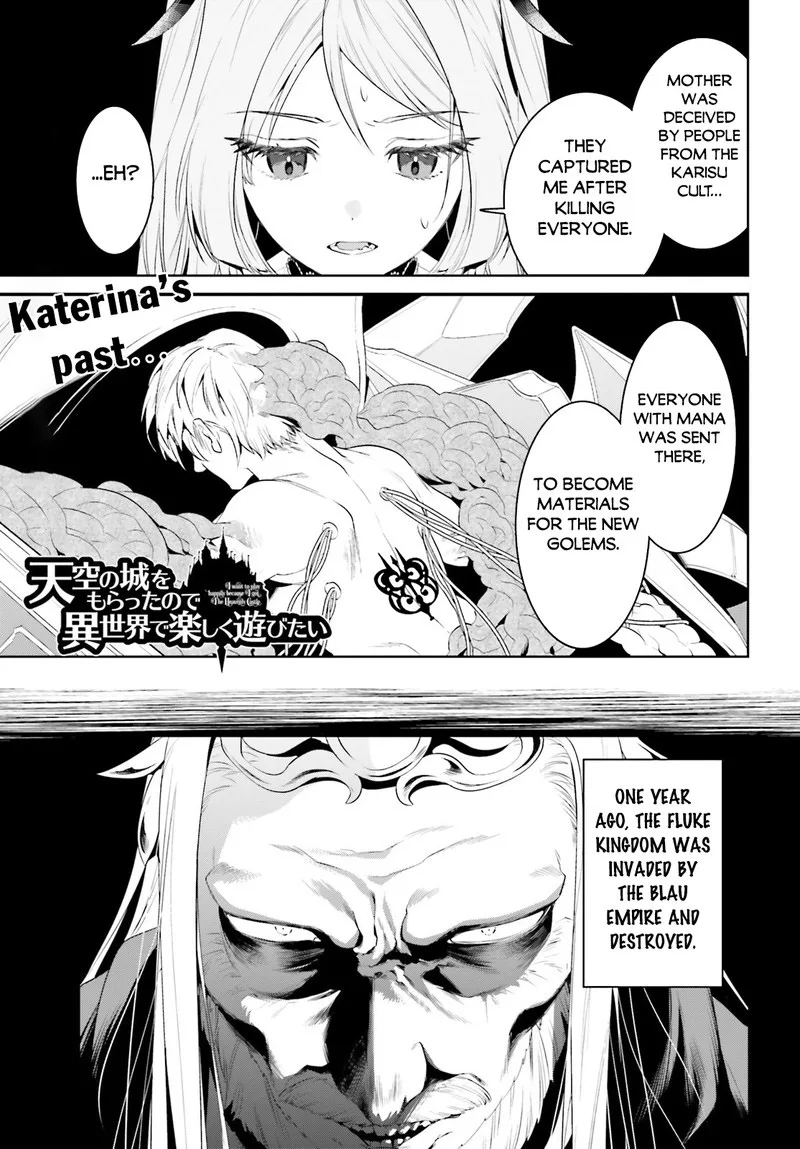 Tenkuu no Shiro o Moratta no de Isekai de Tanoshiku Asobitai Chapter 40 page 1