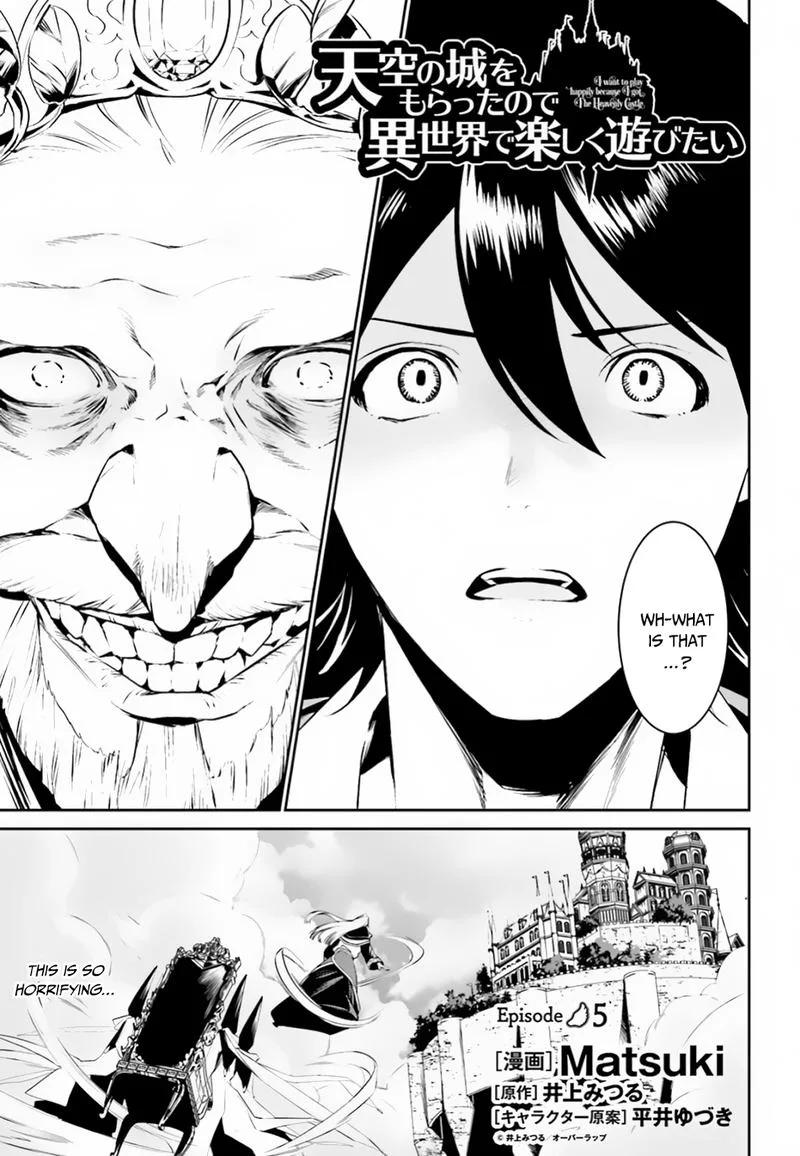 Tenkuu no Shiro o Moratta no de Isekai de Tanoshiku Asobitai Chapter 5 page 1