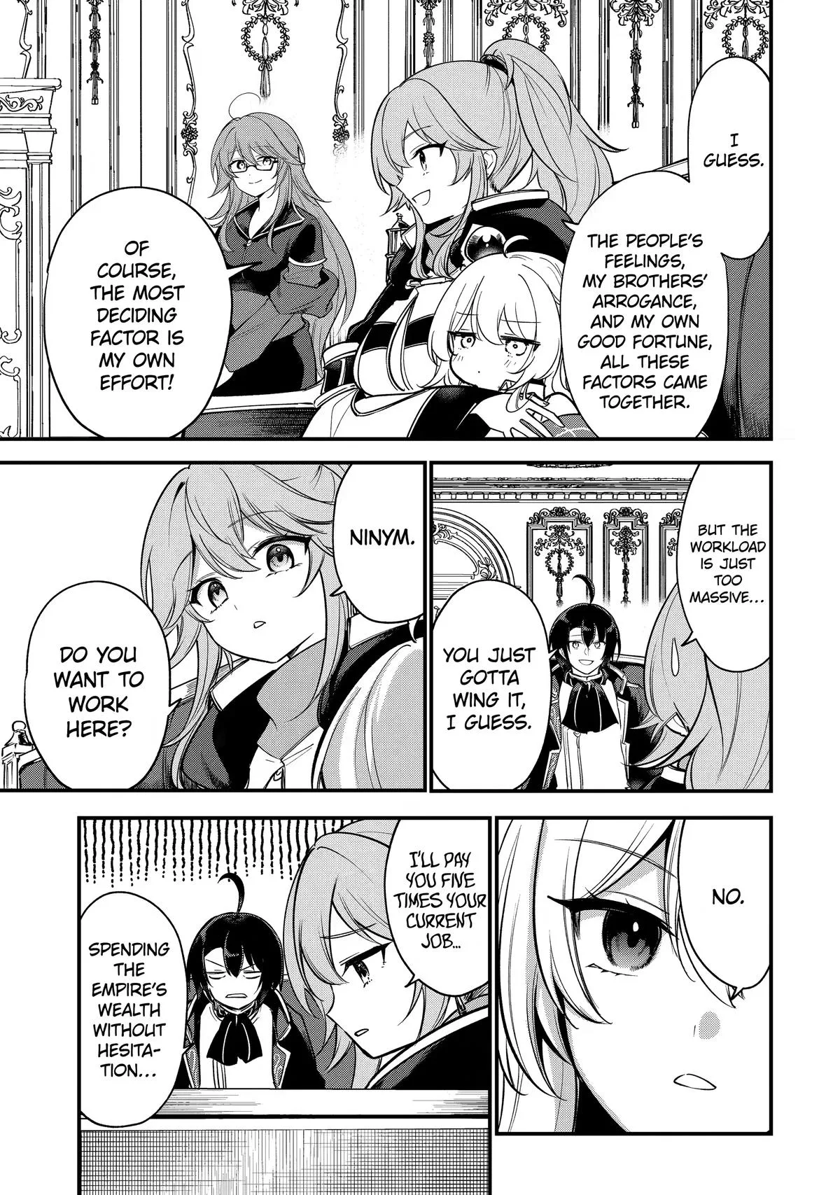 Tensai Ouji no Akaji Kokka Saisei Jutsu - Souda, Baikoku Shiyou Chapter 292 page 11