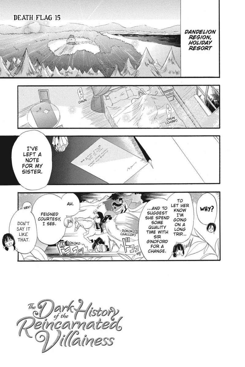 Tensei Akujo no Kuro Rekishi Chapter 15 page 1