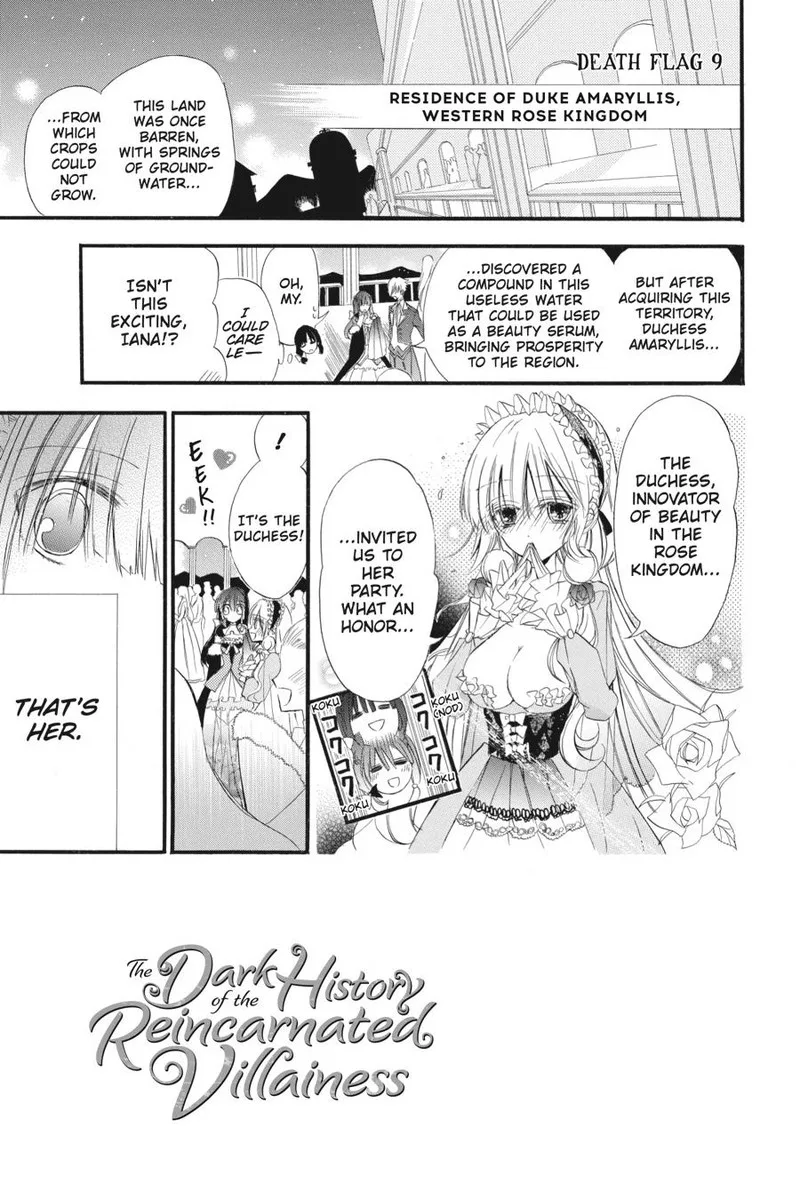 Tensei Akujo no Kuro Rekishi Chapter 9 page 1