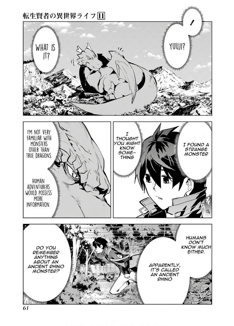 Tensei Kenja no Isekai Raifu ~Daini no Shokugyo wo Ete, Sekai Saikyou ni Narimashita~ Chapter 31 page 61
