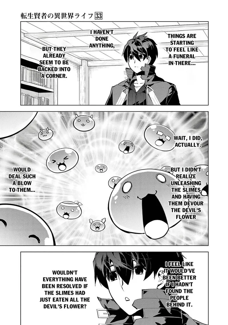Tensei Kenja no Isekai Raifu ~Daini no Shokugyo wo Ete, Sekai Saikyou ni Narimashita~ Chapter 99 page 46