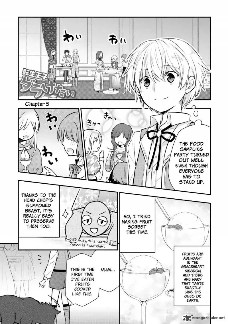 Tensei Ouji wa Daraketai Chapter 5 page 1