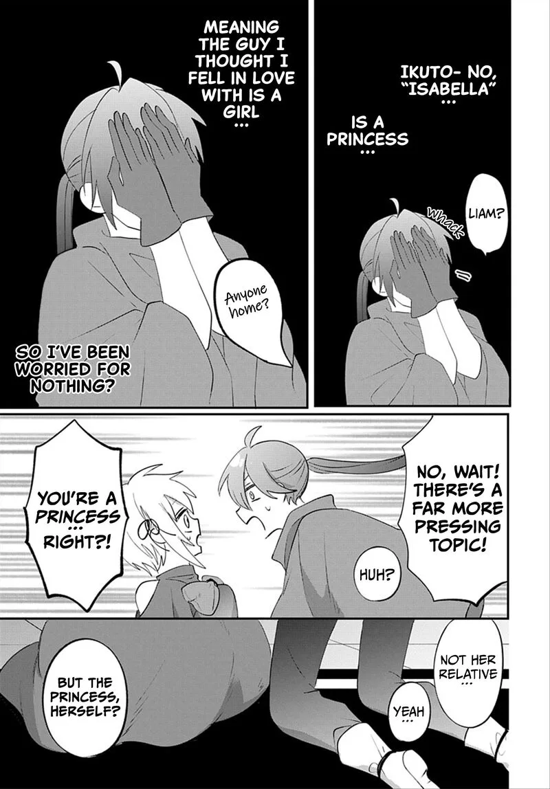 Tensei Shitara Hime Datta node Dansou Joshi Kiwamete Saikyou Mahou Tsukai Mezasuwa. Chapter 16 page 17