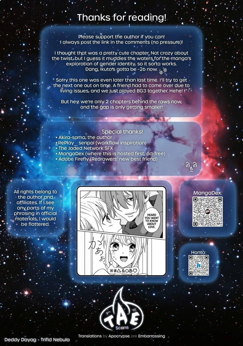 Tensei Shitara Hime Datta node Dansou Joshi Kiwamete Saikyou Mahou Tsukai Mezasuwa. Chapter 19 page 38