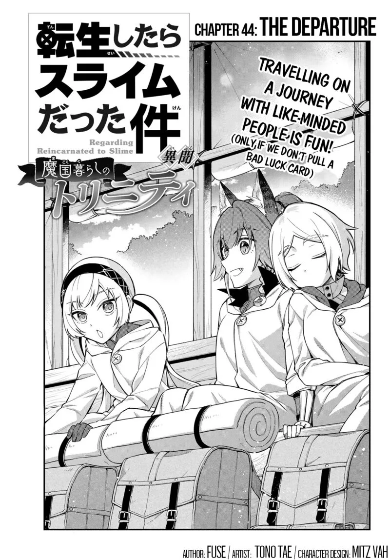 Tensei shitara Slime datta Ken Ibun: Makuni Kurashi no Trinity Chapter 44 page 1