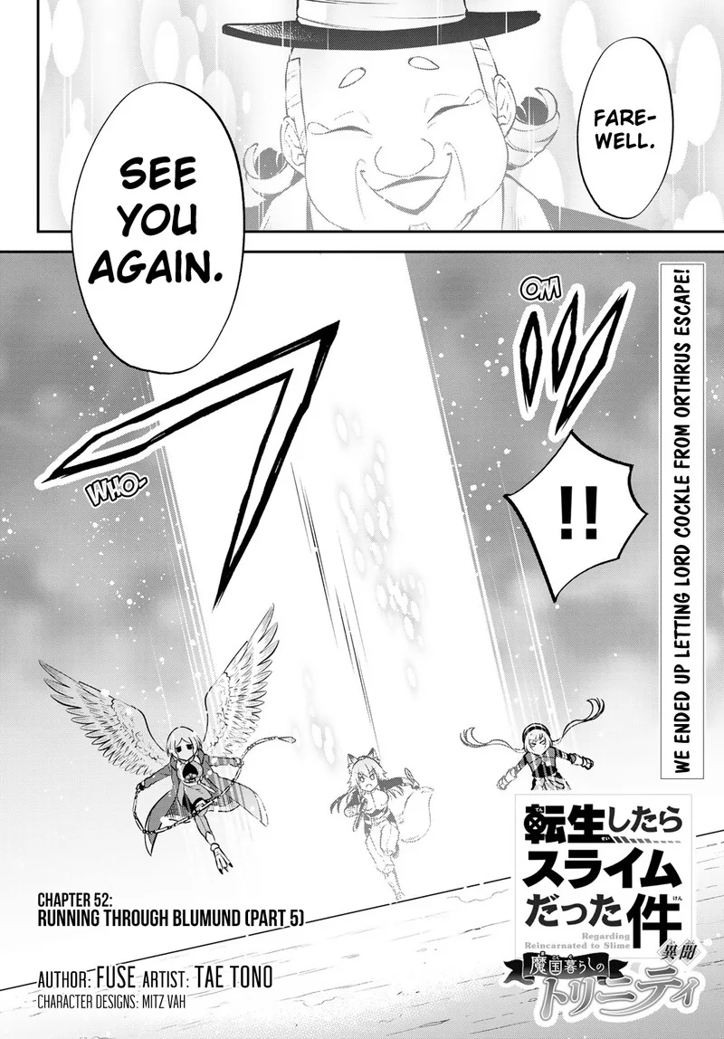 Tensei shitara Slime datta Ken Ibun: Makuni Kurashi no Trinity Chapter 52 page 1