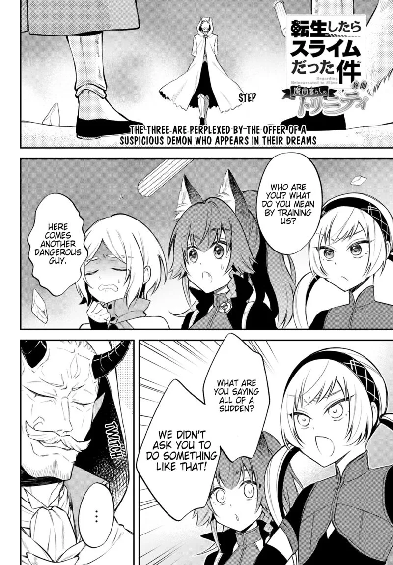 Tensei shitara Slime datta Ken Ibun: Makuni Kurashi no Trinity Chapter 55 page 1