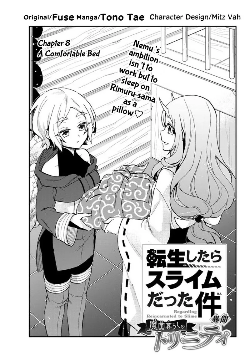Tensei shitara Slime datta Ken Ibun: Makuni Kurashi no Trinity Chapter 8 page 1