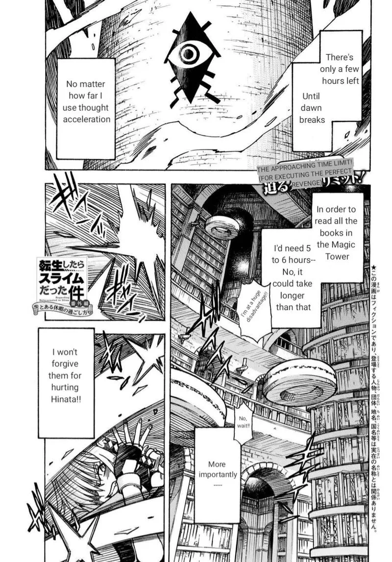Tensei Shitara Slime Datta Ken - Toaru Kyuka no Sigoshi-kata Chapter 19 page 1
