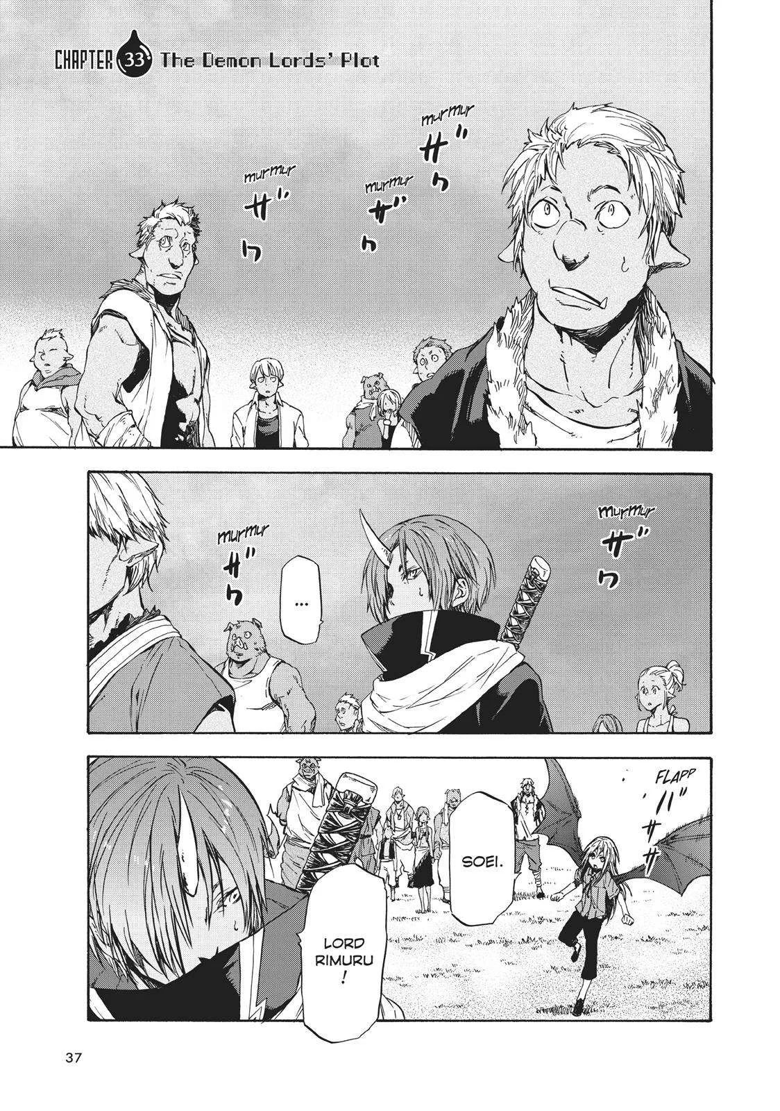 Tensei Shitara Slime Datta Ken Chapter 33 page 1