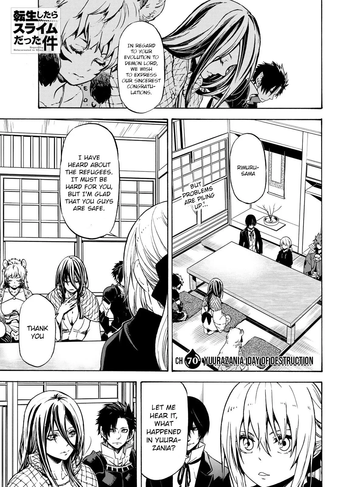 Tensei Shitara Slime Datta Ken Chapter 70 page 1